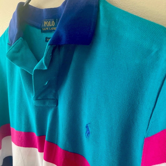 Classic Fit Men’s Multicolored Polo Ralph Lauren Shirt - Picture 3 of 3